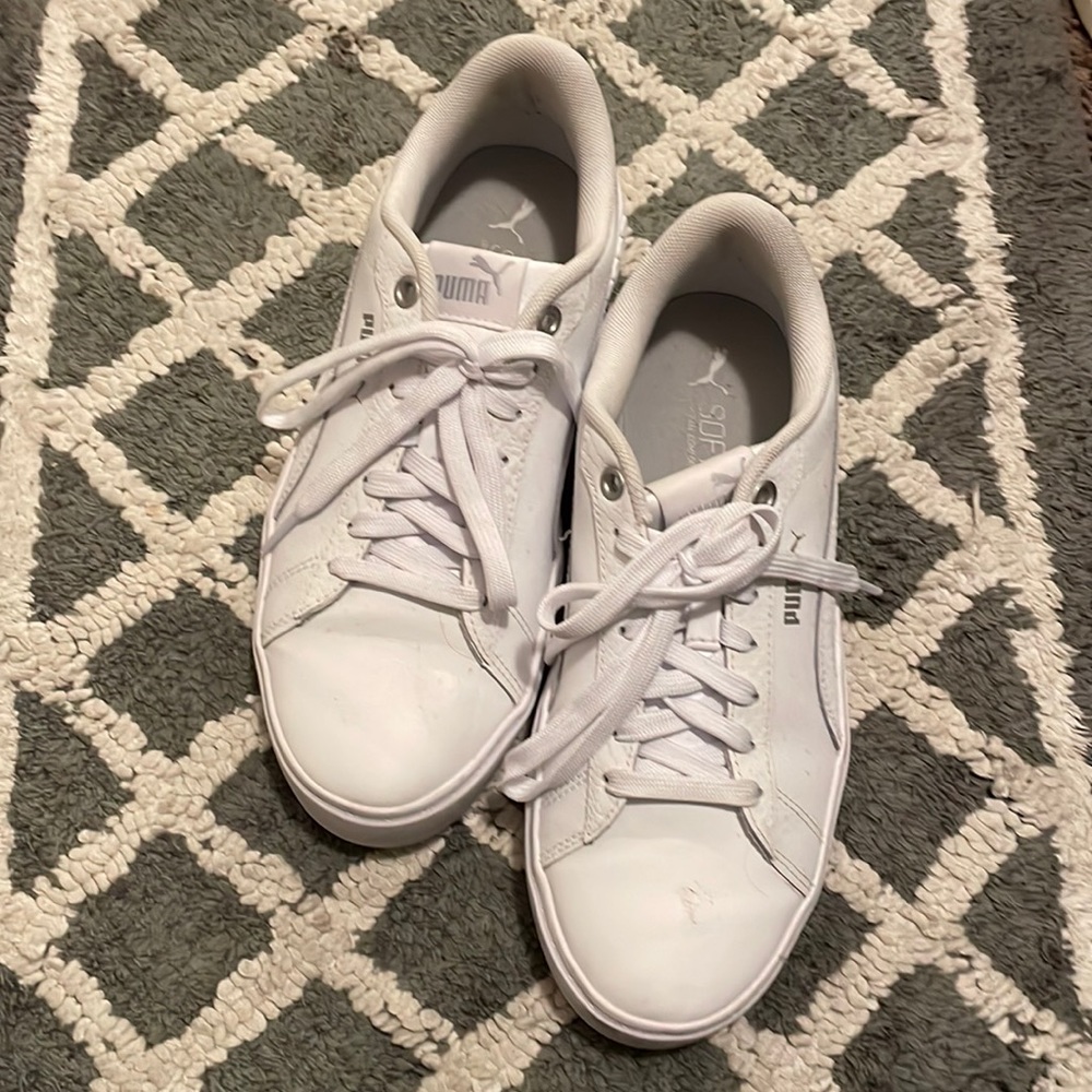Puma white sneakers